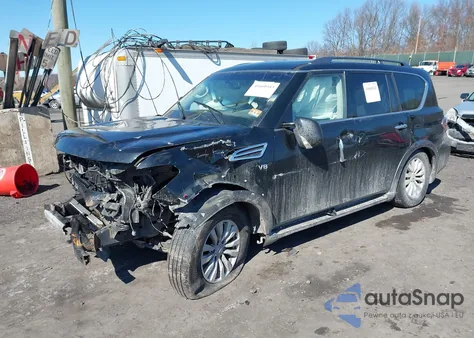 2017 Nissan Armada Sv z USA, uszkodzony, nr VIN JN8AY2NC2H9504072